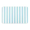 Blue Striped Stone Bath Mat