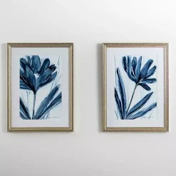 Blue Vibes I Framed Art Print
