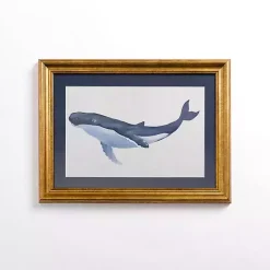 Blue Whale Framed Art Print