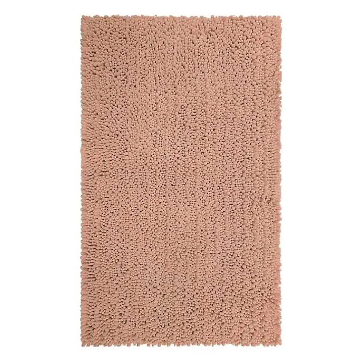 Blush Chenille Bath Mat, 60 in.