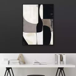 Bold Geometry I Framed Canvas Art Print