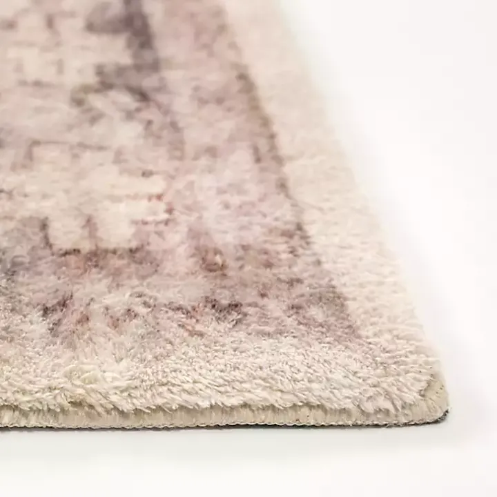 Bone Rosette Area Rug, 7x9