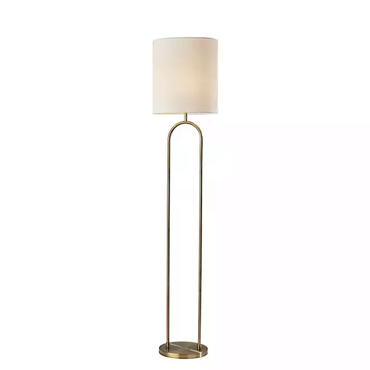 Brass Metal Arch Floor Lamp