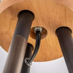 Brass Metal Tripod Floor Lamp