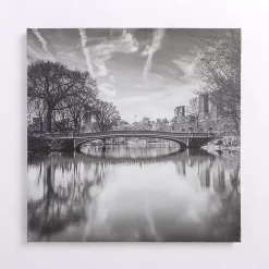 Bridge in Central Park Canvas Art Print