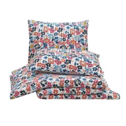 Bright Blossom 3-pc. Full/Queen Quilt Set