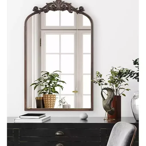 Bronze Arendahl Arched Mirror, 19x31 in.