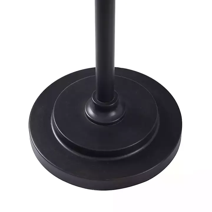 Bronze Caged Metal 3-Tier Floor Lamp