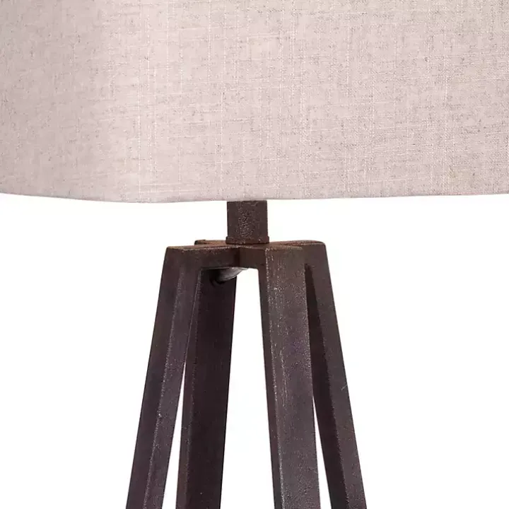 Bronze Metal Industrial Table Lamp