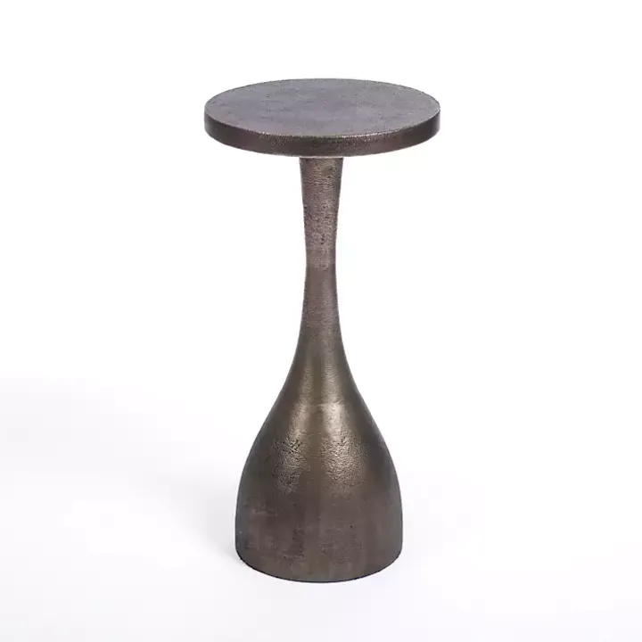 Bronze Metal Tapered Cocktail Table