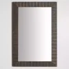 Bronze Ribbed Devin Profile Mirror, 24x36 in.