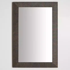 Bronze Ribbed Devin Profile Mirror, 24x36 in.