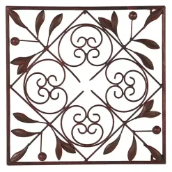 Bronze Scrollwork 4-pc. Panel Wall Art