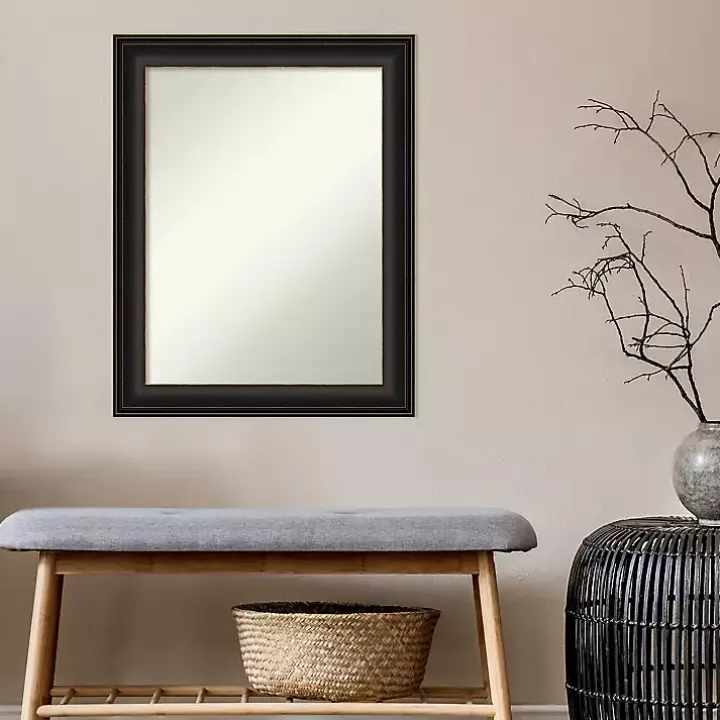 Bronze Trio Oil Rubbed Decorative Framed Mirror