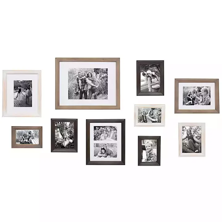 Brown and Gray 10-pc. Gallery Wall Frame Set