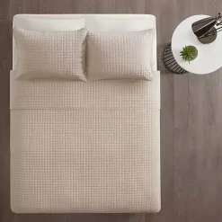 Brown Nash 3-pc. Reversible Queen Coverlet Set