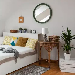 Brown Owl and White Shade Table Lamp