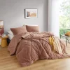 Brown Quilted Teddy 2-pc. Twin Comforter Set
