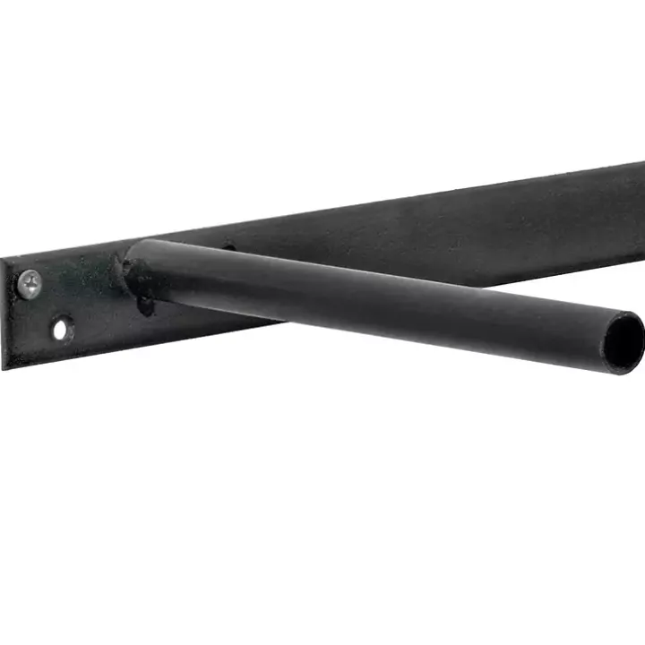 Brown Rustic Floating Wooden Shelf