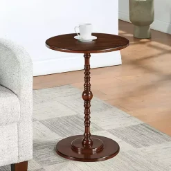 Brown Santel Spindle Accent Table