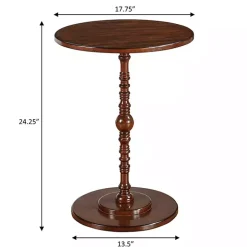 Brown Santel Spindle Accent Table