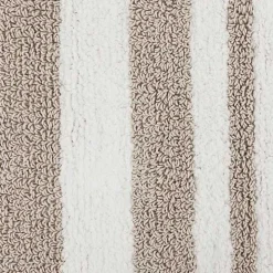 Brown Stripe Reversible Bath Runner