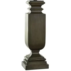 Brown Traditional Rectangular Table Lamp