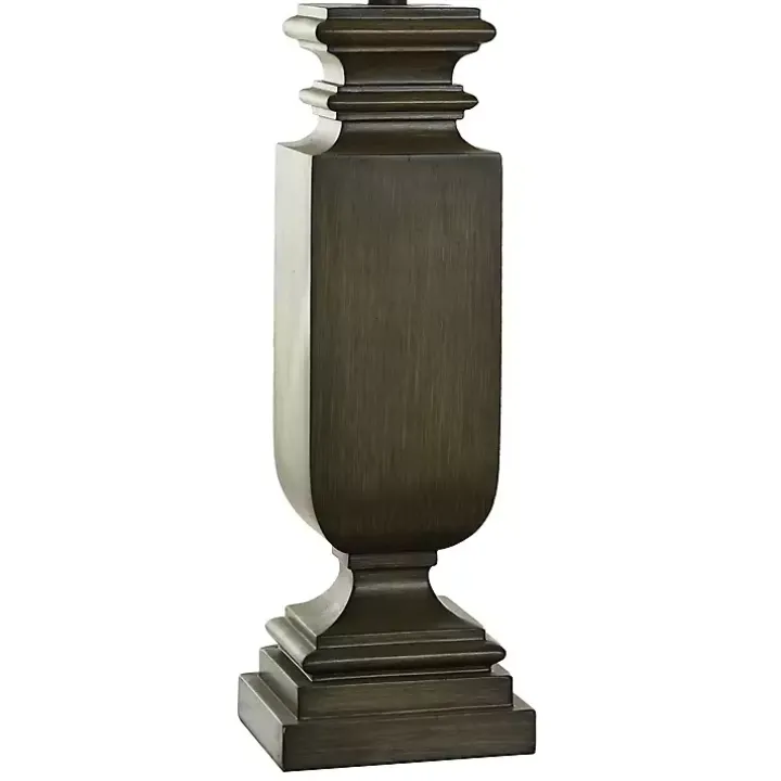 Brown Traditional Rectangular Table Lamp