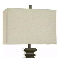 Brown Traditional Rectangular Table Lamp