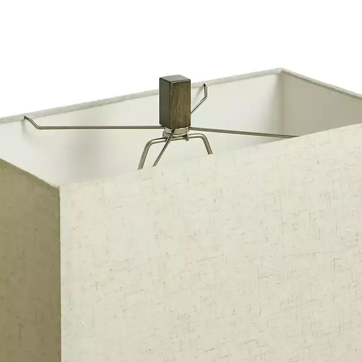 Brown Traditional Rectangular Table Lamp