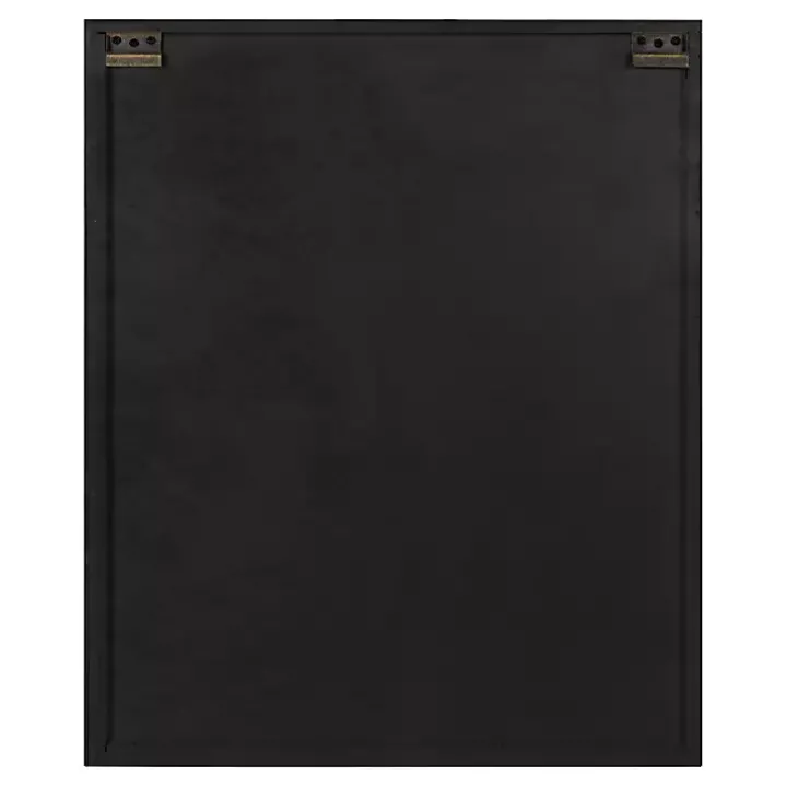 Brown Wood Barn Door 5-Shelf Wall Cabinet