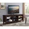 Brown Wood TV Stand, 70 in.
