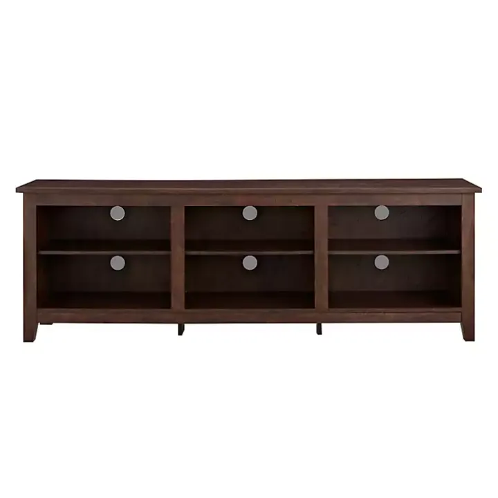 Brown Wood TV Stand, 70 in.