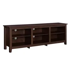 Brown Wood TV Stand, 70 in.