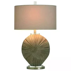 Brushed Brown Shell Table Lamp