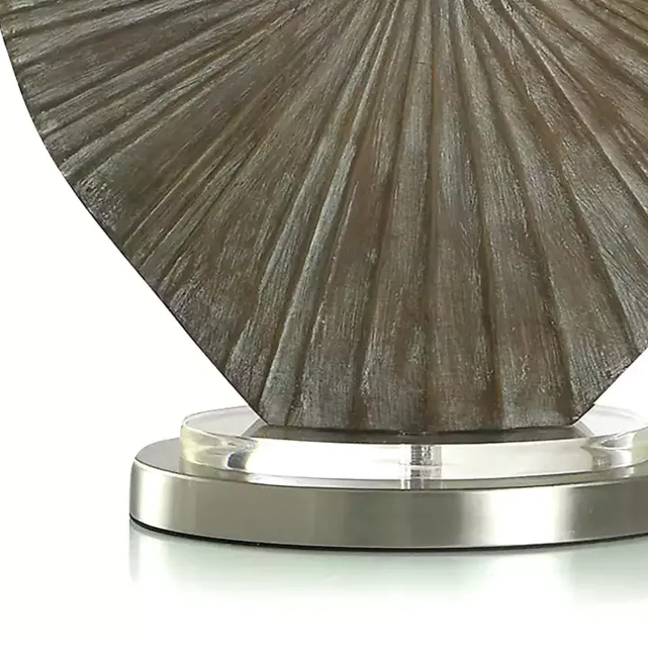 Brushed Brown Shell Table Lamp