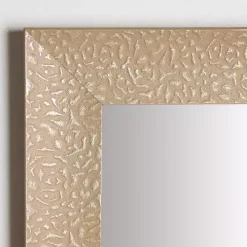 Buff Textured Astrid Profile Mirror