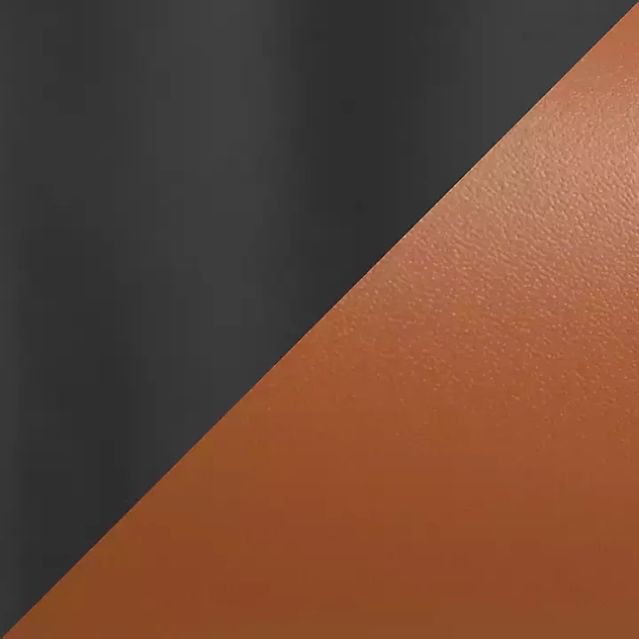 Camel Faux Leather Stackable Bar Stools, Set of 2