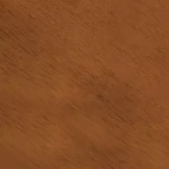 Caramel Brown Wood Cubby Nightstand