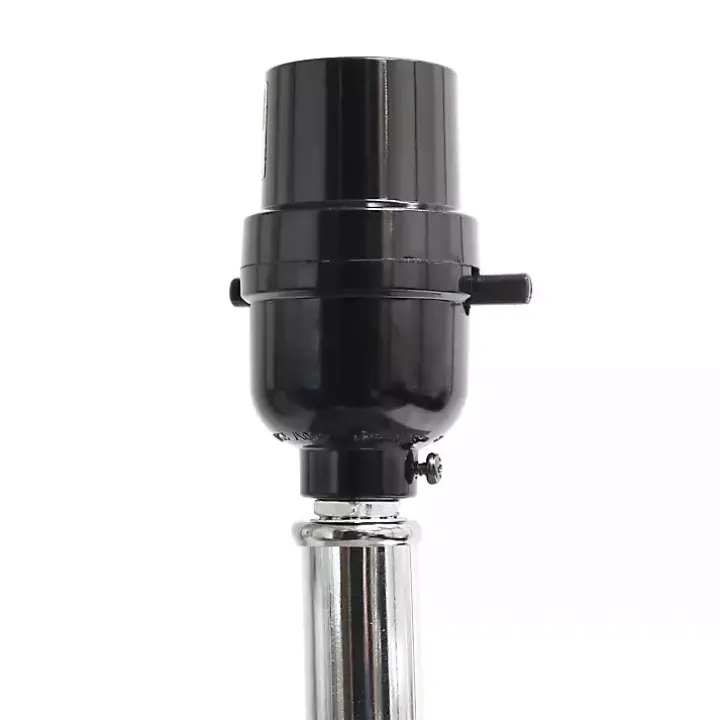 Caramel Faux Leather Charging Table Lamp