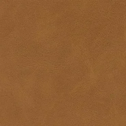 Caramel Faux Leather Storage Ottoman