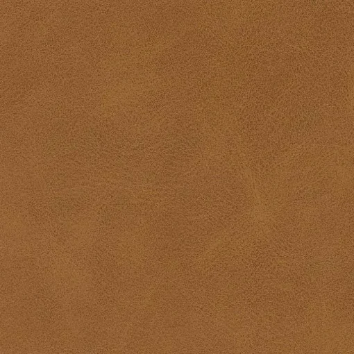 Caramel Faux Leather Storage Ottoman