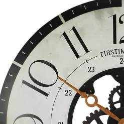 Carlisle Gears Wooden Wall Clock