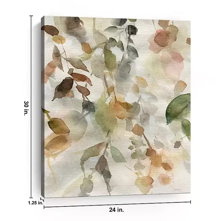 Cascading Nature II Canvas Art Print