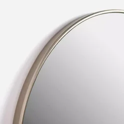 Champagne Nouveau Arched Wall Mirror