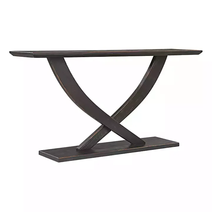 Charcoal Black Ramus Console Table
