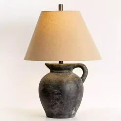 Charcoal Vase Table Lamp