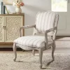 Chaucer Navy Striped Accent Chair