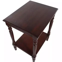 Cherry Wood Sybil Accent Table