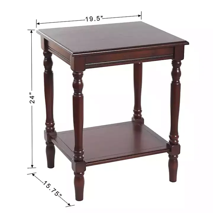 Cherry Wood Sybil Accent Table